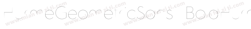 HurmeGeometricSans1 BoldHurmeGeomet字体转换